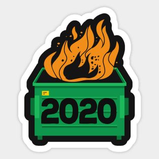 2020 Dumpster Fire - Everything Sucks Sticker